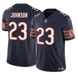 Men's Chicago Bears #23 Roschon Johnson Navy 2023 F.U.S.E. Vapor Stitched Football Jersey
