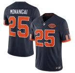 Men's Chicago Bears #25 Kyle Monangai Navy 2026 F.U.S.E. Rivalries Collection Limited Football Stitched Jersey
