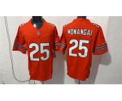 Men's Chicago Bears #25 Kyle Monangai Orange 2026 F.U.S.E. Vapor Untouchable Limited Football Stitched Jersey
