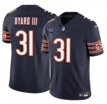 Men's Chicago Bears #31 Kevin Byard III Navy 2024 F.U.S.E. With 1-star C Patch Vapor Untouchable Limited Football Stitched Jersey