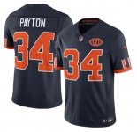 Men's Chicago Bears #34 Walter Payton Navy 2026 F.U.S.E. Rivalries Collection Limited Football Stitched Jersey