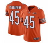 Men's Chicago Bears #45 Joel Iyiegbuniwe Orange Alternate 100th Season Limited Football Jersey