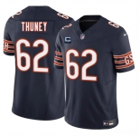 Men's Chicago Bears #62 Joe Thuney Navy 2025 F.U.S.E. With 1-Star C Patch Vapor Untouchable Limited Stitched Football Jersey