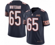 Men's Chicago Bears #65 Cody Whitehair Navy Blue Team Color 100th Season Limited Football Jersey