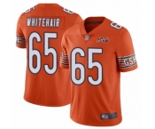 Men's Chicago Bears #65 Cody Whitehair Orange Alternate 100th Season Limited Football Jersey