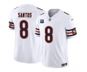 Men's Chicago Bears #8 Cairo Santos White 2026 F.U.S.E. 2-Star C Patch Vapor Untouchable Limited Football Stitched Jersey