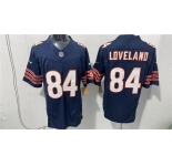 Men's Chicago Bears #84 Colston Loveland Navy 2026 F.U.S.E. Vapor Untouchable Limited Football Stitched Jersey