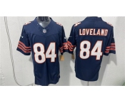 Men's Chicago Bears #84 Colston Loveland Navy 2026 F.U.S.E. Vapor Untouchable Limited Football Stitched Jersey