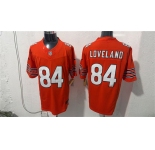 Men's Chicago Bears #84 Colston Loveland Orange 2026 F.U.S.E. Vapor Untouchable Limited Football Stitched Jersey