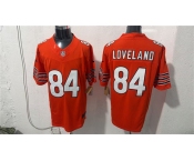 Men's Chicago Bears #84 Colston Loveland Orange 2026 F.U.S.E. Vapor Untouchable Limited Football Stitched Jersey