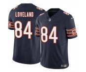 Men's Chicago Bears #84 Colston Lovelandr Navy 2025 Draft F.U.S.E. Vapor Untouchable Limited Football Stitched Jersey
