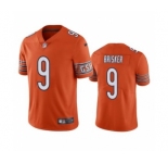 Men's Chicago Bears #9 Jaquan Brisker Orange Vapor untouchable Limited Stitched Jersey