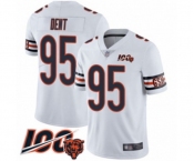 Men's Chicago Bears #95 Richard Dent White Vapor Untouchable Limited Player 100th Season Football Jersey