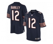 Men's Nike Chicago Bears #12 Matt Barkley Limited Navy Blue Team Color NFL Jersey