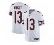 Men's Nike Chicago Bears #13 Kendall Wright Vapor Untouchable Limited White NFL Jersey