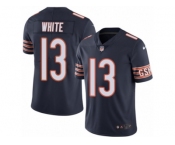 Men's Nike Chicago Bears #13 Kevin White Limited Navy Blue Rush NFL Jersey