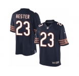 Men's Nike Chicago Bears #23 Devin Hester Limited Navy Blue Team Color NFL Jersey