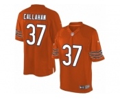 Men's Nike Chicago Bears #37 Bryce Callahan Limited Orange Alternate NFL Jersey