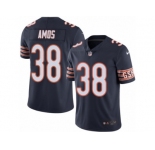 Men's Nike Chicago Bears #38 Adrian Amos Limited Navy Blue Rush NFL Jersey