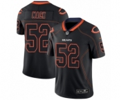 Men's Nike Chicago Bears #52 Khalil Mack Limited Lights Out Black Rush NFL Jersey