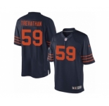 Men's Nike Chicago Bears #59 Danny Trevathan Limited Navy Blue 1940s Throwback Alternate NFL Jersey
