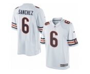 Men's Nike Chicago Bears #6 Mark Sanchez Limited White NFL Jersey