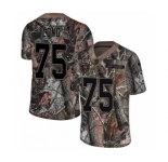 Men's Nike Chicago Bears #75 Kyle Long Limited Camo Rush Realtree NFL Jersey