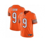 Men's Nike Chicago Bears #9 Connor Shaw Vapor Untouchable Limited Orange Rush NFL Jersey