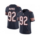 Men's Nike Chicago Bears #92 Pernell McPhee Limited Navy Blue Rush NFL Jersey