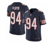 Men's Nike Chicago Bears #94 Leonard Floyd Limited Navy Blue Rush NFL Jersey