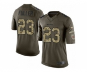 nike nfl jerseys chicago bears #23 fuller army green[nike Limited Salute To Service][fuller]
