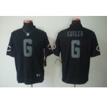 nike nfl jerseys chicago bears #6 cutler black[nike limited]