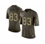 nike nfl jerseys chicago bears #83 bennett army green[nike Limited Salute To Service]