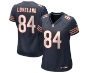 Women Chicago Bears #84 Colston Loveland Navy F.U.S.E. Vapor Untouchable Limited Stitched Football Jersey