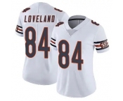 Women Chicago Bears #84 Colston Loveland White F.U.S.E. Vapor Untouchable Limited Stitched Football Jersey
