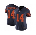 Women Nike Chicago Bears #14 Deonte Thompson Navy Blue Alternate Vapor Untouchable Limited Player NFL Jersey