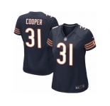 Women Nike Chicago Bears #31 Marcus Cooper Game Navy Blue Team Color NFL Jersey