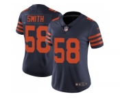 Women Nike Chicago Bears #58 Roquan Smith Navy Blue Alternate Stitched NFL Vapor Untouchable Limited Jersey