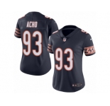 Women Nike Chicago Bears #93 Sam Acho Navy Blue Team Color Vapor Untouchable Elite Player NFL Jersey