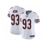 Women Nike Chicago Bears #93 Sam Acho White Vapor Untouchable Elite Player NFL Jersey