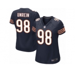 Women Nike Chicago Bears #98 Mitch Unrein Game Navy Blue Team Color NFL Jersey
