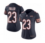 Women's Chicago Bears #23 Kyle Fuller Navy Blue Team Color 100th Season Limited Football Jersey