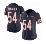 Women's Chicago Bears #54 Brian Urlacher Navy Blue Team Color 100th Season Limited Football Jersey
