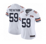 Women's Chicago Bears #59 Danny Trevathan White 100th Season Limited Football Jersey