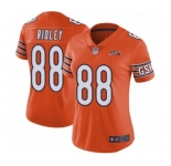 Women's Chicago Bears #88 Riley Ridley Orange Alternate 100th Season Limited Football Jersey