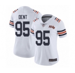 Women's Chicago Bears #95 Richard Dent White 100th Season Limited Football Jersey