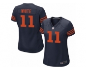 Women's Nike Bears #11 Kevin White Navy Blue Alternate Stitched NFL Elite Jersey