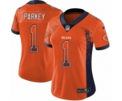 Women's Nike Chicago Bears #1 Cody Parkey Limited Orange Rush Drift Fashion NFL Jersey