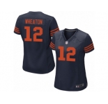 Women's Nike Chicago Bears #12 Markus Wheaton Game Navy Blue 1940s Throwback Alternate NFL Jersey