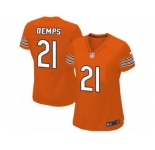 Women's Nike Chicago Bears #21 Quintin Demps Limited Orange Alternate NFL Jersey